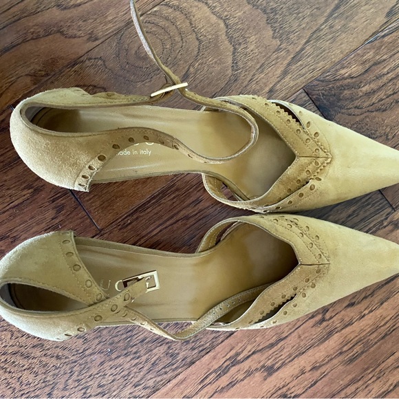 Suede Gucci Heel with Ankle Strap 8.5B - Picture 4 of 8